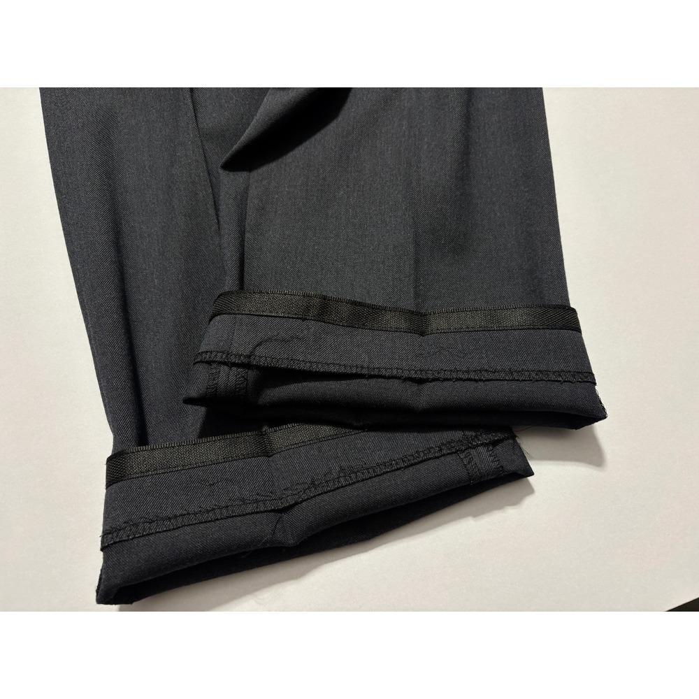 MEYER Dress Pants Trousers Slacks Wool Blend Stretch Expandible Waist Mens 34x32 - Picture 4 of 14